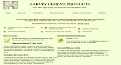 Desktop Screenshot of harveycement.com